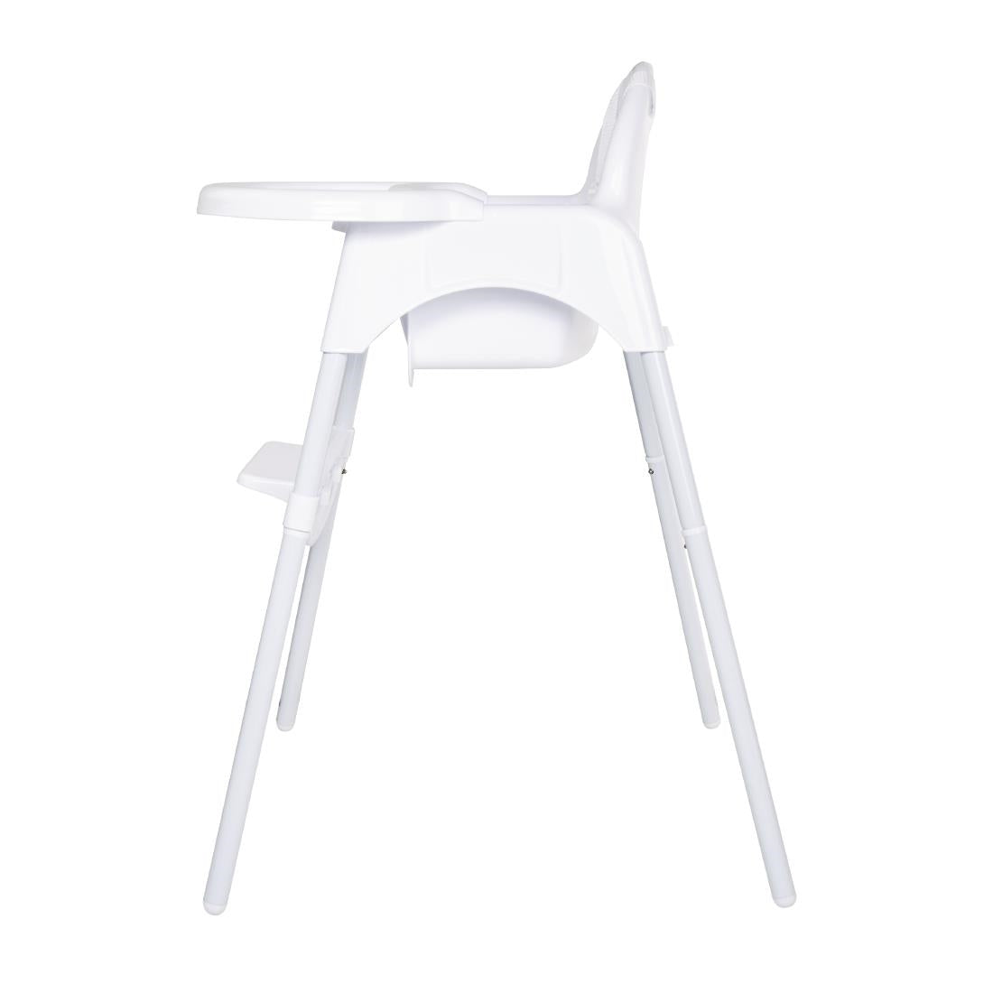 Chaise haute bébé Bolero blanc brillant - Bolero - CY599