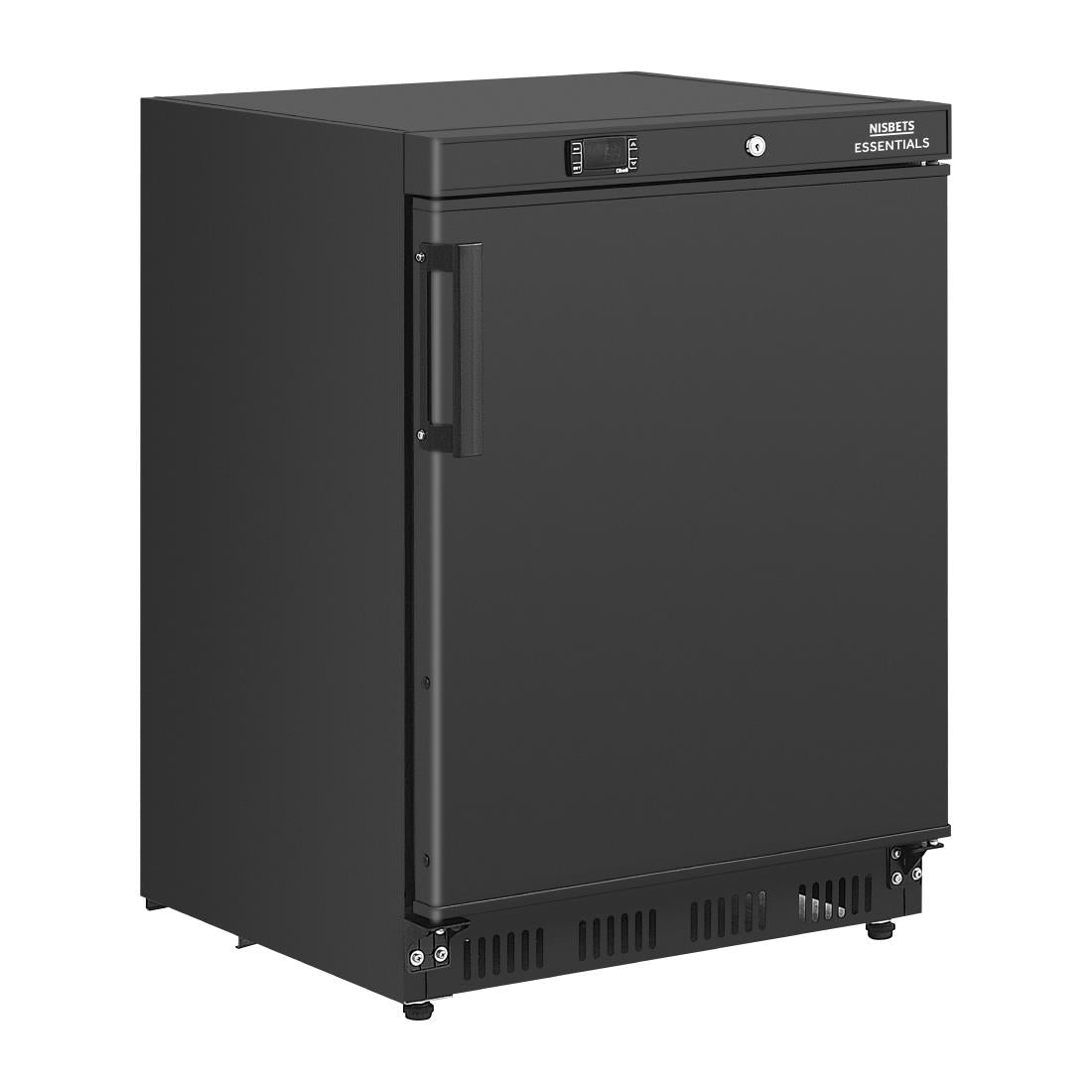Dessous de comptoir réfrigéré positif Nisbets Essentials noir 150L - Nisbets Essentials - JB197