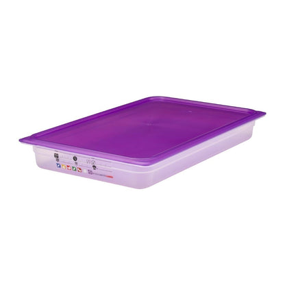Bac en polypropylène Cambro Safetrak IML GN 1/1 65mm - Cambro - JN500