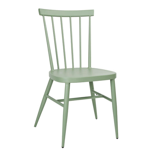 Chaises en aluminium Bolero Windsor vertes (lot de 4) - Bolero - DX687