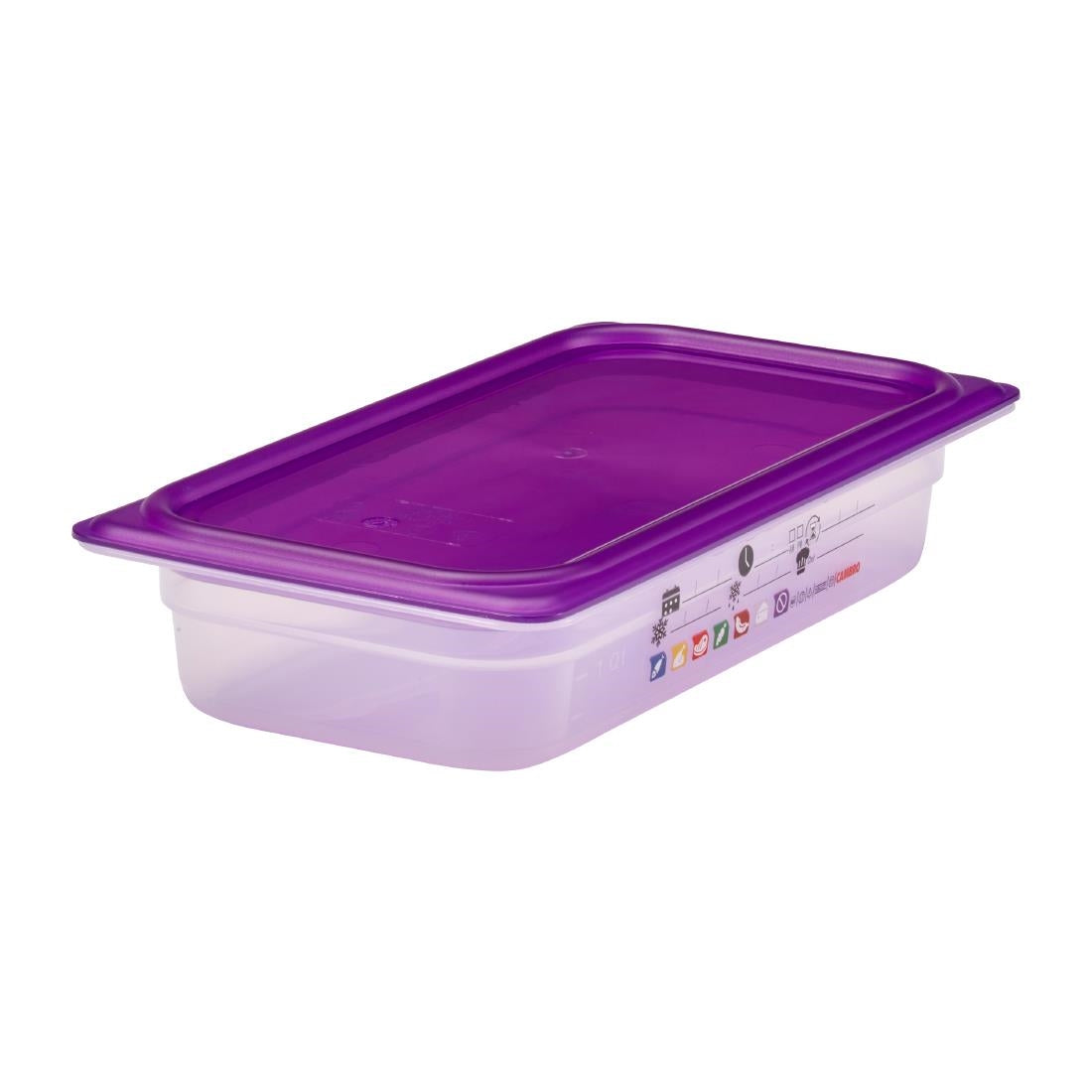 Bac en polypropylène Cambro Safetrak IML GN 1/3 65mm - Cambro - JN508