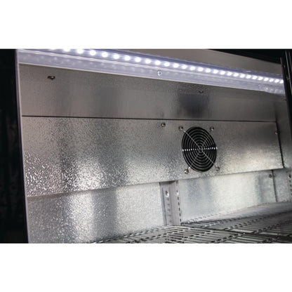 Arrière-bar trois portes coulissantes Polar Série G noir 320L - Polar - GL013