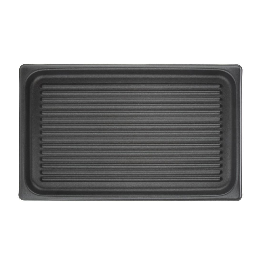 Plaque rainurée GN 1/1 antiadhésive Vogue - Vogue - S372
