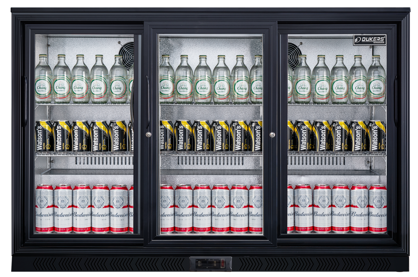 Arrière-bars - 3 portes vitrées battantes - 289 litres - LG-320S