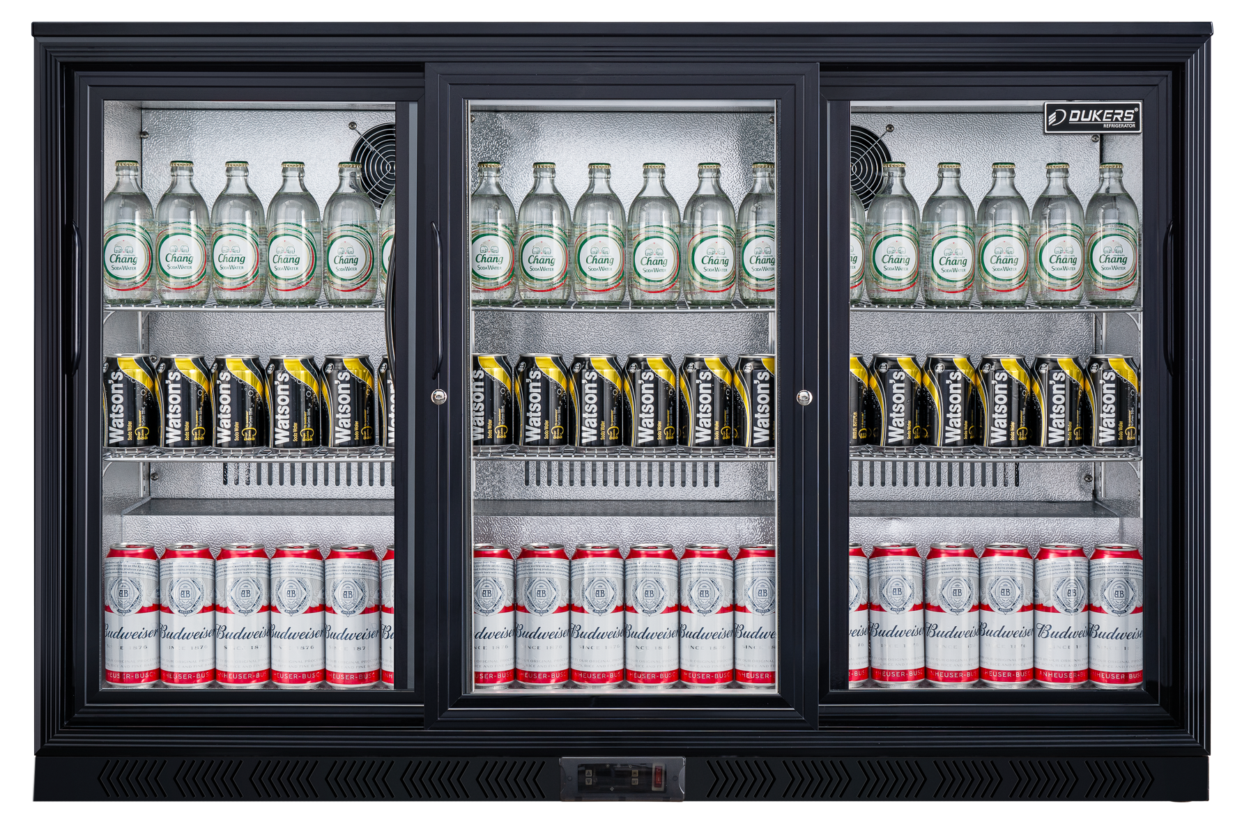 Arrière-bars - 3 portes vitrées battantes - 289 litres - LG-320S