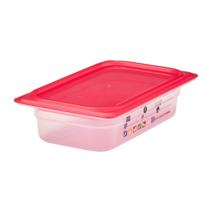 Bac en polypropylène Cambro Safetrak IML GN 1/4 65mm - Cambro - JN512
