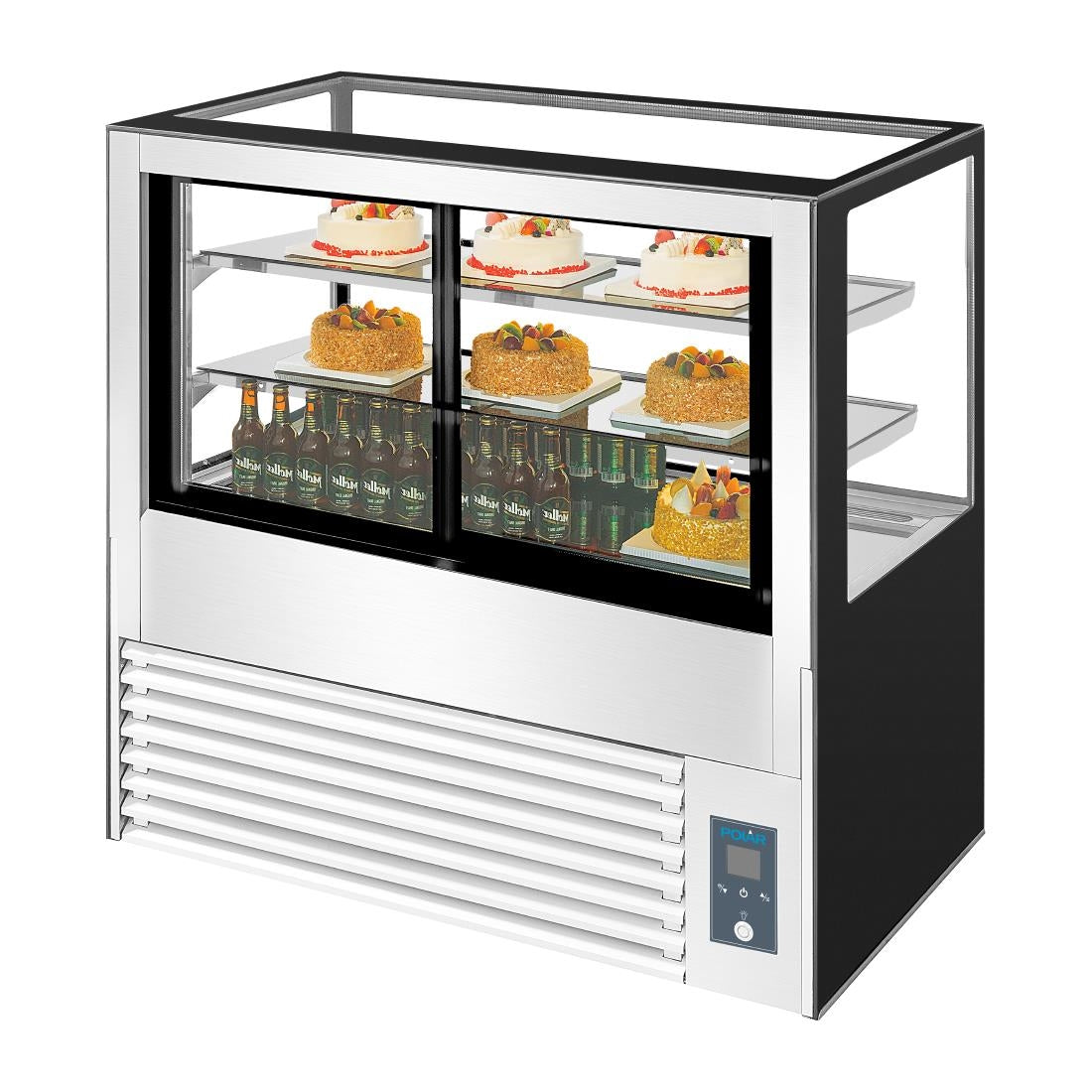 Vitrine à pâtisserie réfrigérée Polar Série U 385L - Polar - UA061