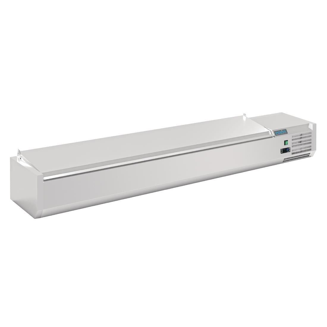 Saladette à poser avec couvercle Polar Série G 10x GN 1/4 - Polar - FA857