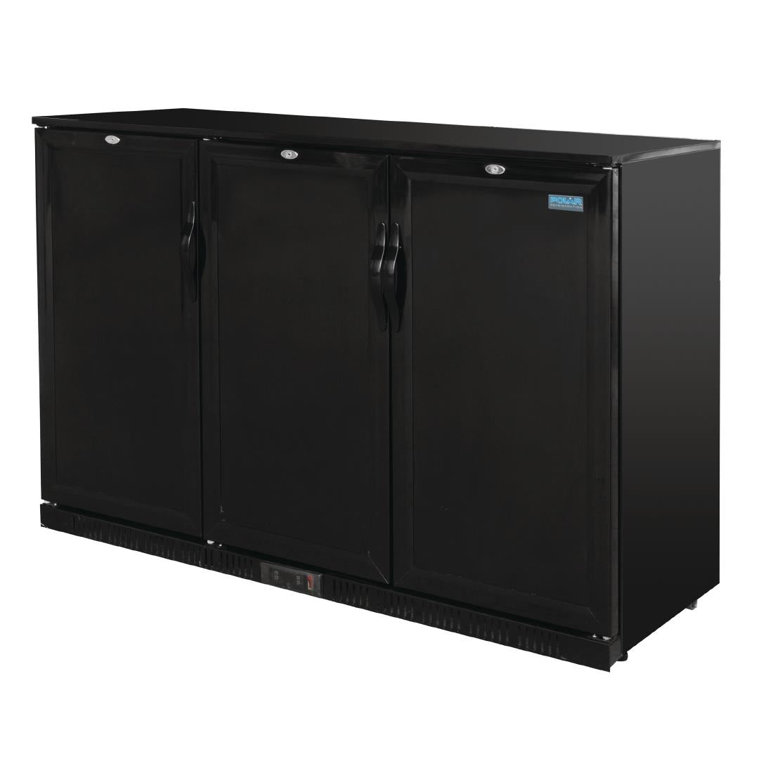 Arrière-bar trois portes pleines pivotantes Polar Séie G 900mm 330L - Polar - GL017