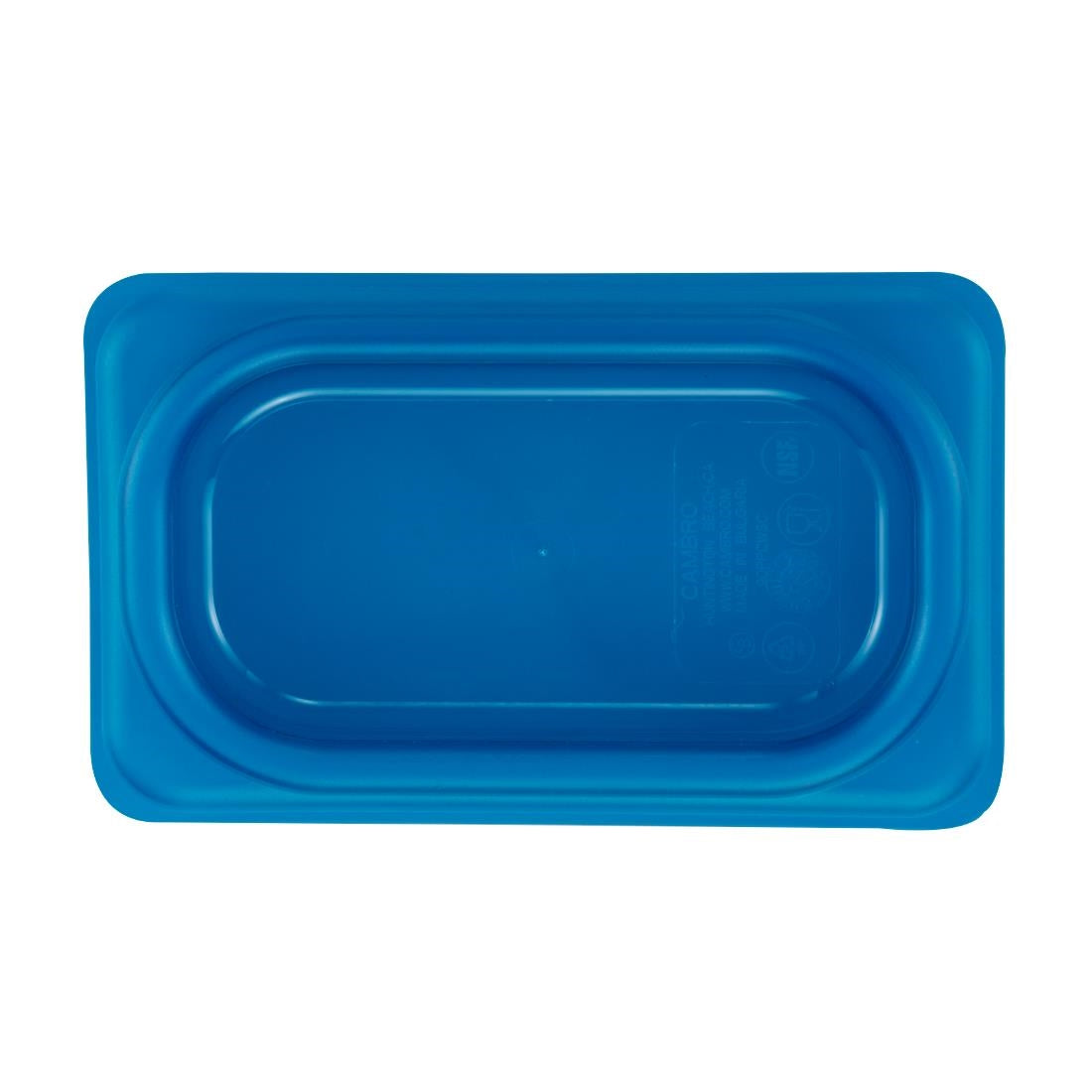 Couvercle hermétique en polypropylène GN 1/9 Cambro Safetrak IML bleu - Cambro - JN553