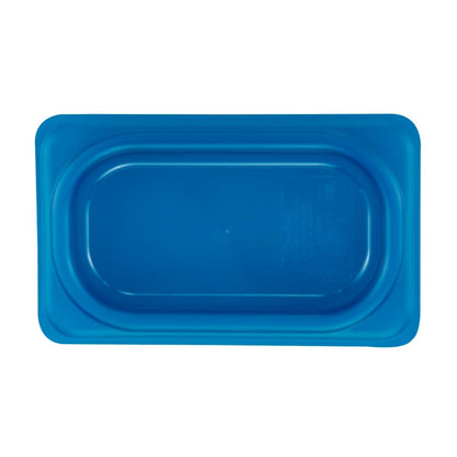 Couvercle hermétique en polypropylène GN 1/9 Cambro Safetrak IML bleu - Cambro - JN553
