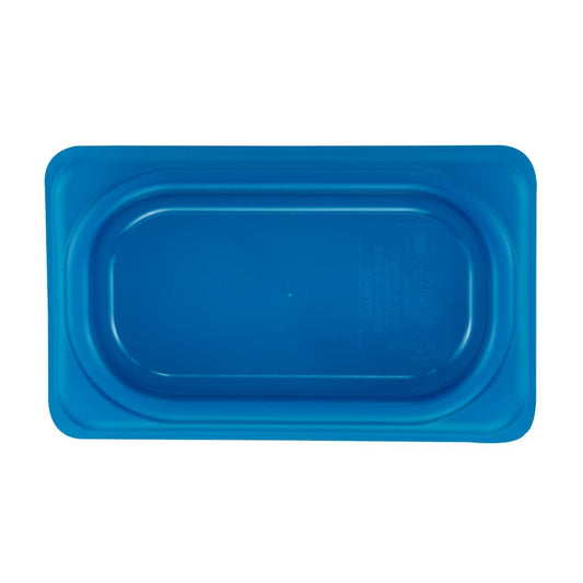Couvercle hermétique en polypropylène GN 1/9 Cambro Safetrak IML bleu - Cambro - JN553