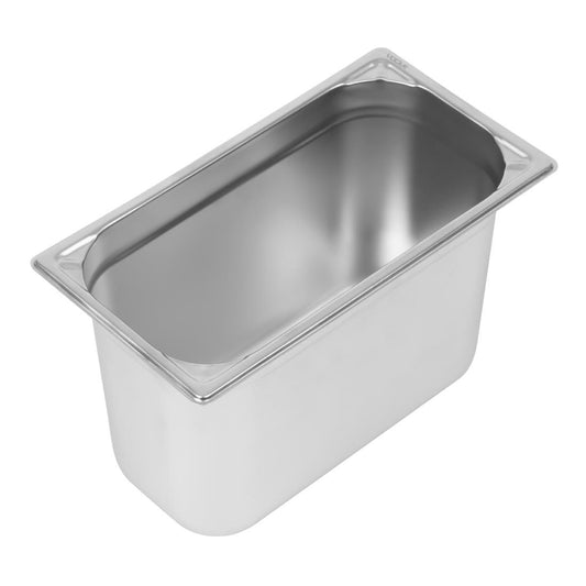 Bac professionnel inox 18/10 Vogue GN 1/3 200mm - Vogue - DW445