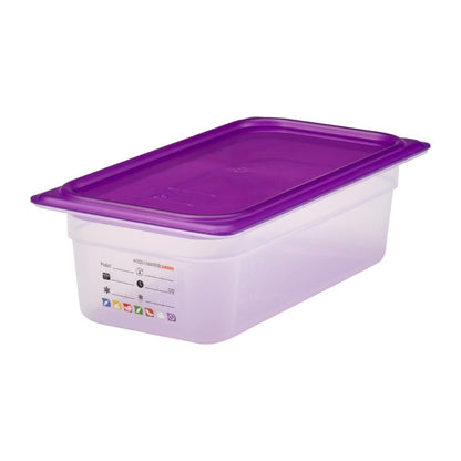Bac en polypropylène Cambro Safetrak IML GN 1/3 100mm - Cambro - JN509