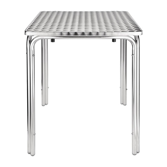 Table carrée inox et aluminium Bolero 600mm - Bolero - CG837
