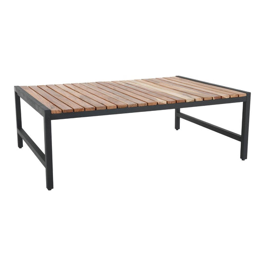 Table basse en acier et acacia Bolero 1 200x800mm - Bolero - DK903