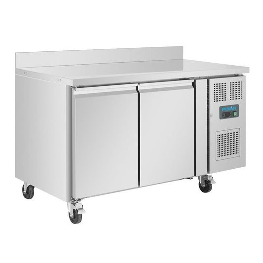 Table réfrigérée négative avec dosseret Polar Série U 2 portes 282L - Polar - DL916