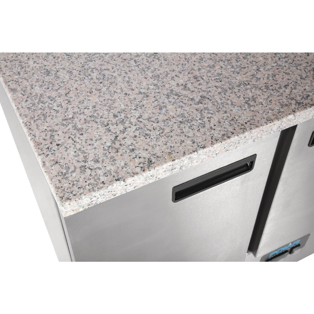 Table réfrigérée positive plan de travail en marbre Polar Série G 3 portes 368L - Polar - CL109