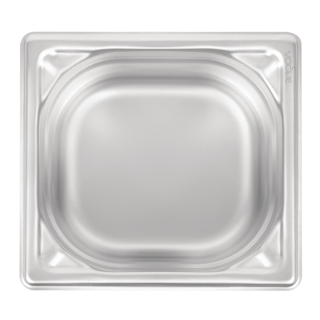 Bac inox 18/10 GN 1/6 professionnel Vogue 100mm - Vogue - DW450