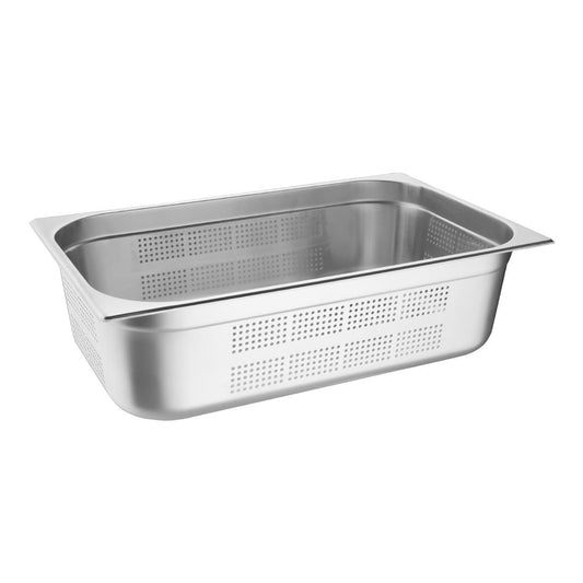 Bac Gastronorme inox perforé GN 1/1 150mm Vogue - Vogue - K842