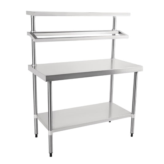 Table de préparation inox avec support bacs GN Vogue - Vogue - CB908