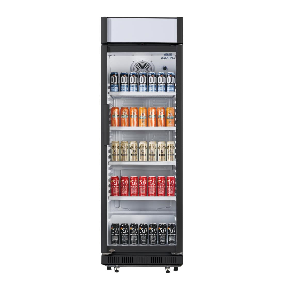 Vitrine positive avec bandeau lumineux Nisbets Essentials 346L - Nisbets Essentials - CJ794