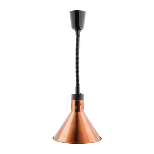 Lampe chauffante conique rétractable Buffalo finition cuivre - Buffalo - DY463