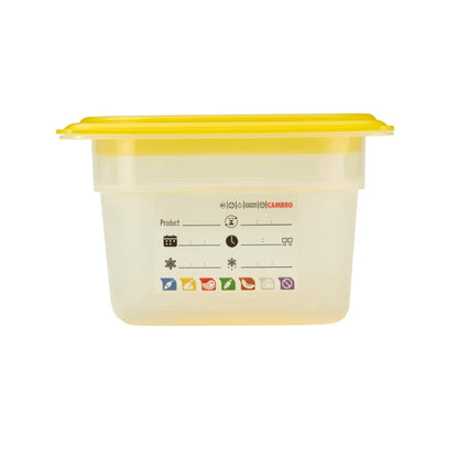 Bac en polypropylène Cambro Safetrak IML GN 1/4 100mm - Cambro - JN513