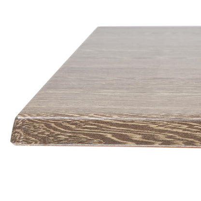 Plateau de table carré Bolero effet bois vieilli 700mm - Bolero - HC295