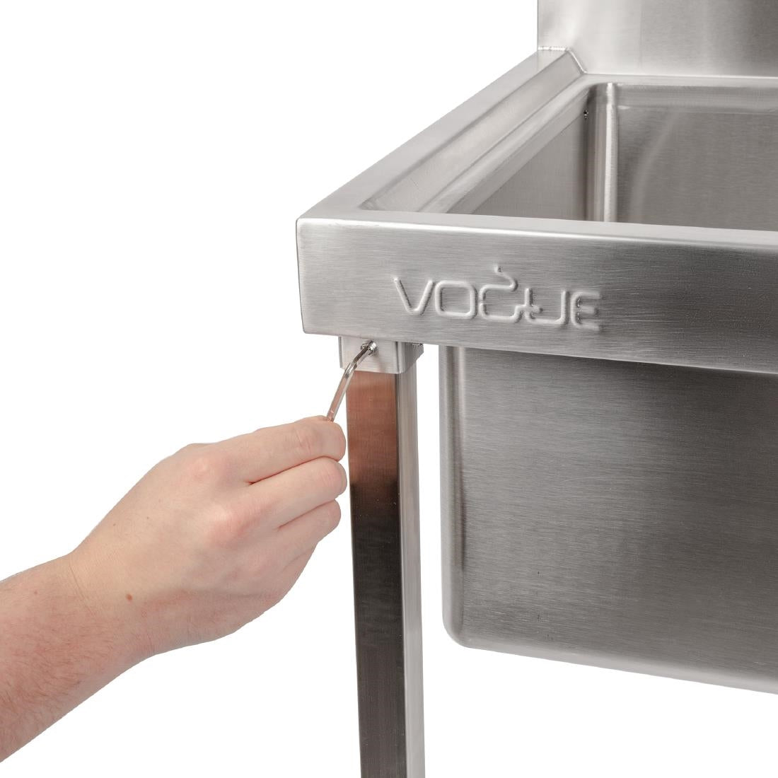 Bac vide seaux en acier inoxydable Vogue - Vogue - GL281