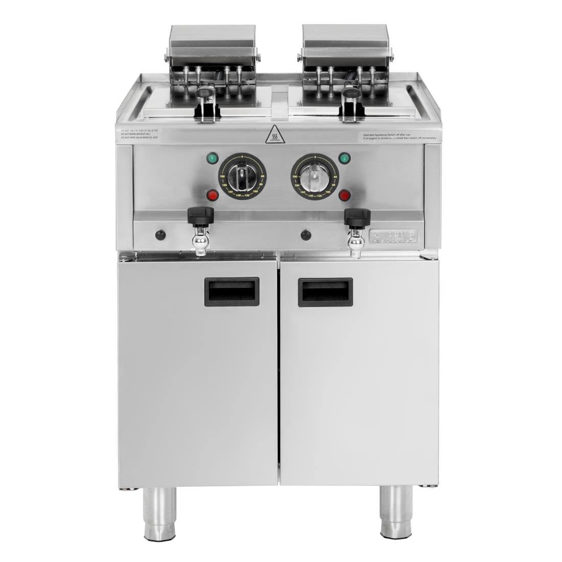 Friteuse électrique double cuve Buffalo Série 600 2x 8L - Buffalo - SA782