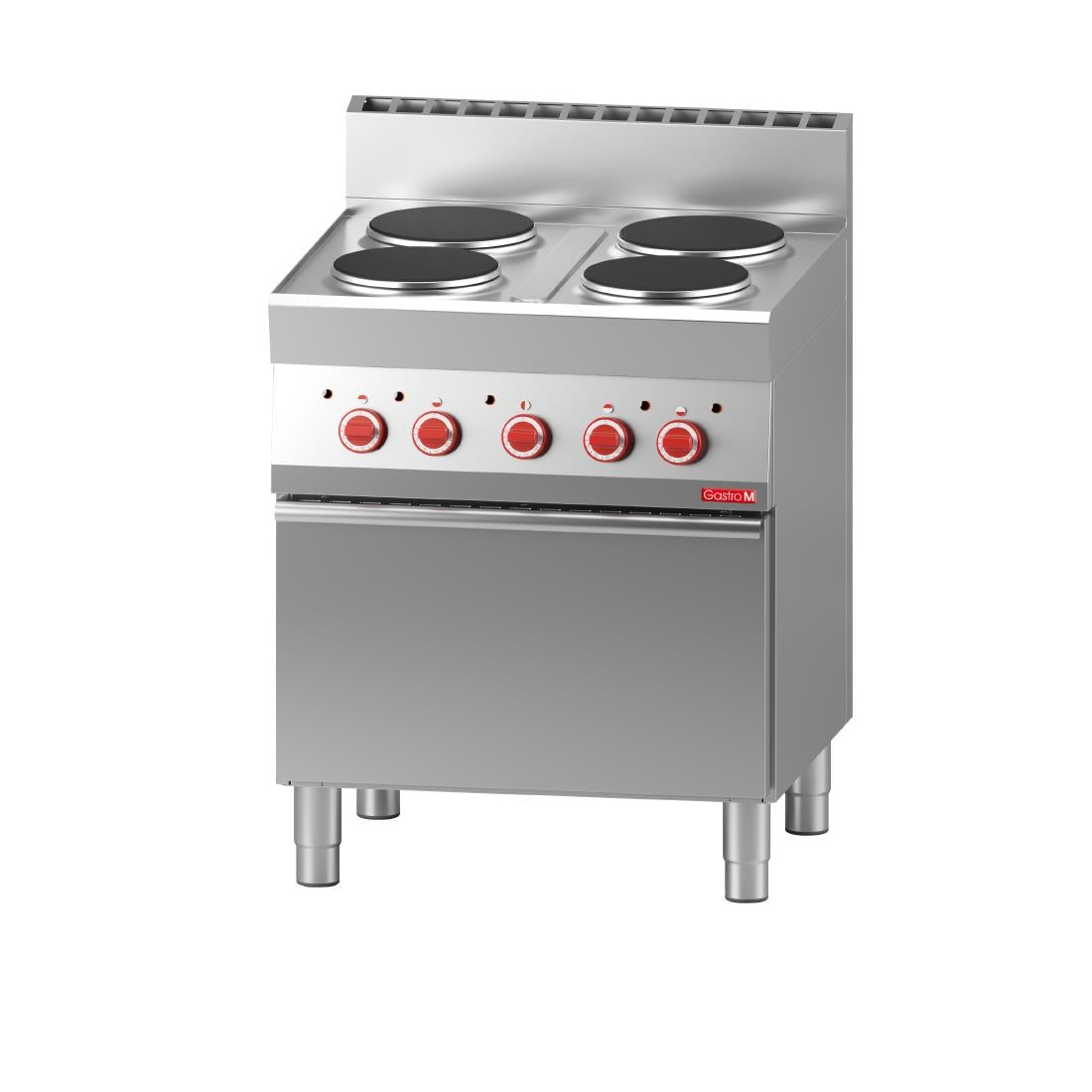 Fourneau électrique 4 plaques Gastro M 650 sur four électrique à convection - Gastro M - GN053