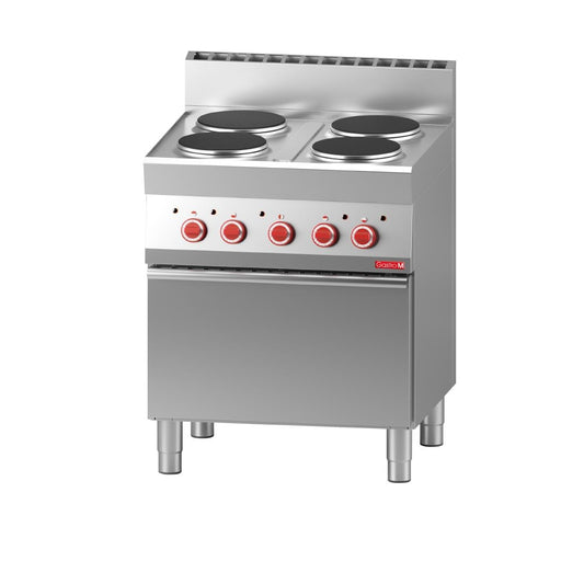 Fourneau électrique 4 plaques Gastro M 650 sur four électrique à convection - Gastro M - GN053