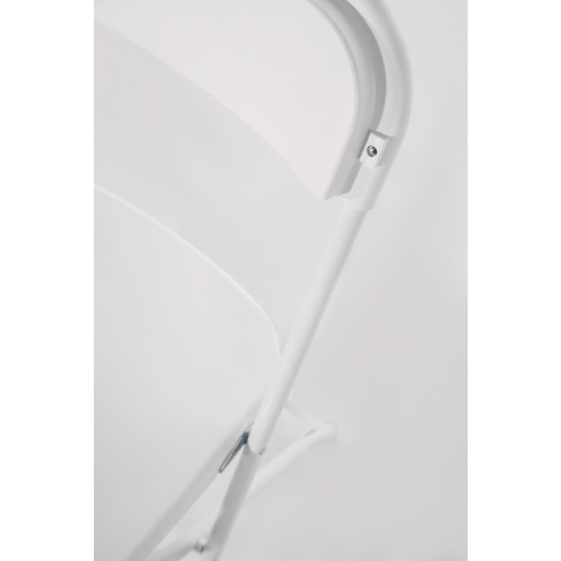 Chaises pliantes Bolero blanches (lot de 10) - Bolero - GD387