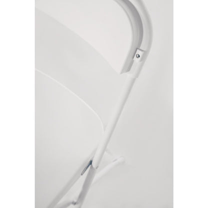 Chaises pliantes Bolero blanches (lot de 10) - Bolero - GD387