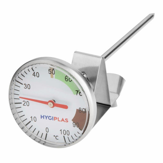 Thermomètre à café et à lait 125mm - Hygiplas - CB887