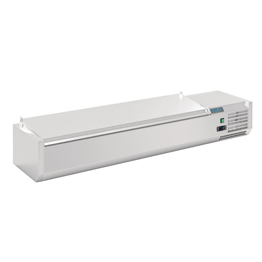 Saladette à poser avec couvercle Polar Série G 7x GN 1/4 - Polar - FA855