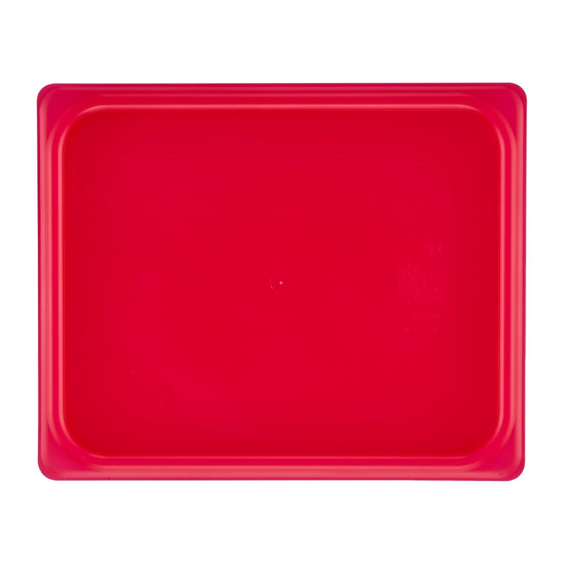 Couvercle hermétique en polypropylène GN 1/2 Cambro Safetrak IML rouge - Cambro - JN530