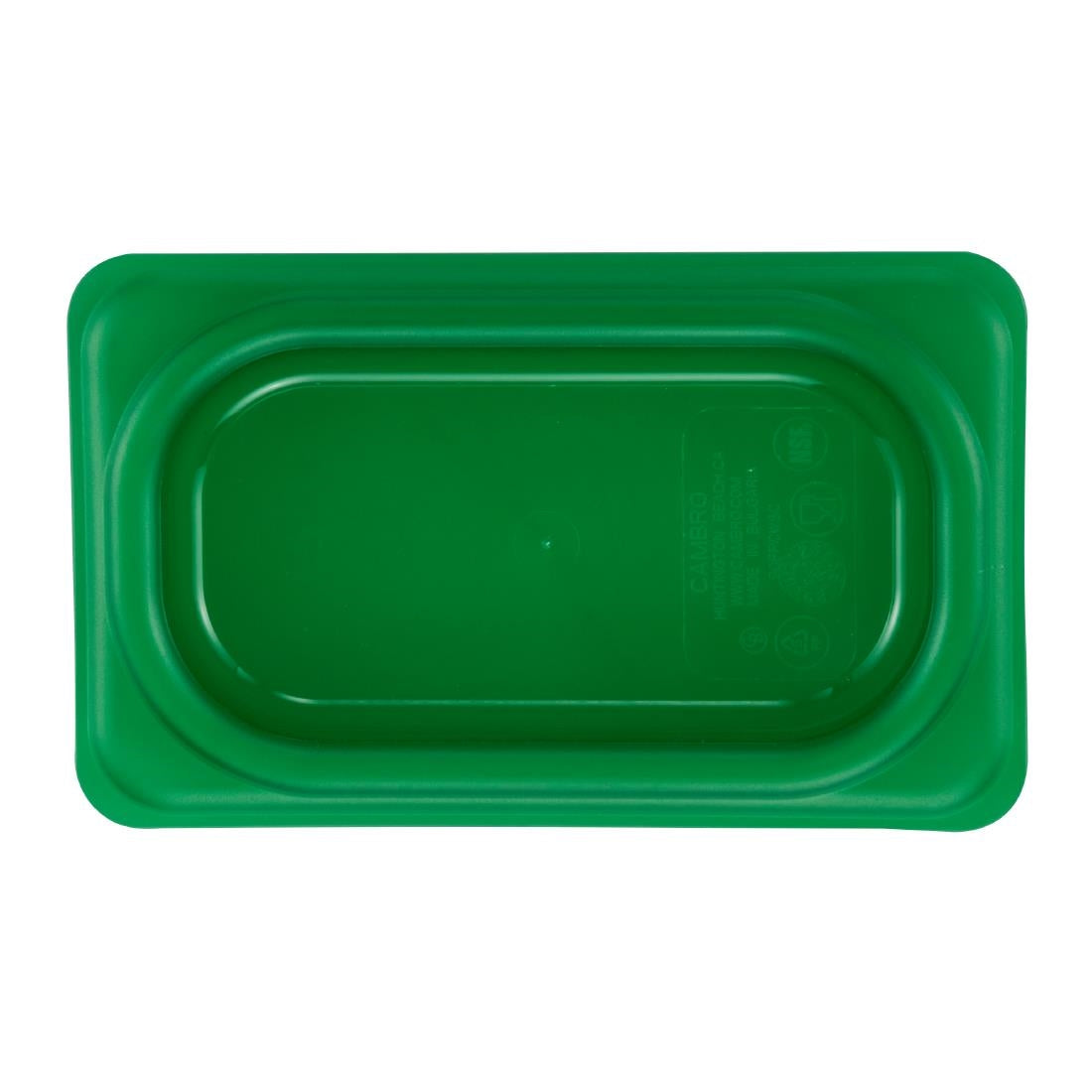 Couvercle hermétique en polypropylène GN 1/9 Cambro Safetrak IML vert - Cambro - JN552