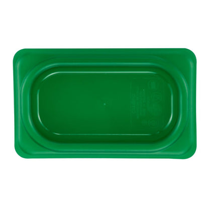 Couvercle hermétique en polypropylène GN 1/9 Cambro Safetrak IML vert - Cambro - JN552
