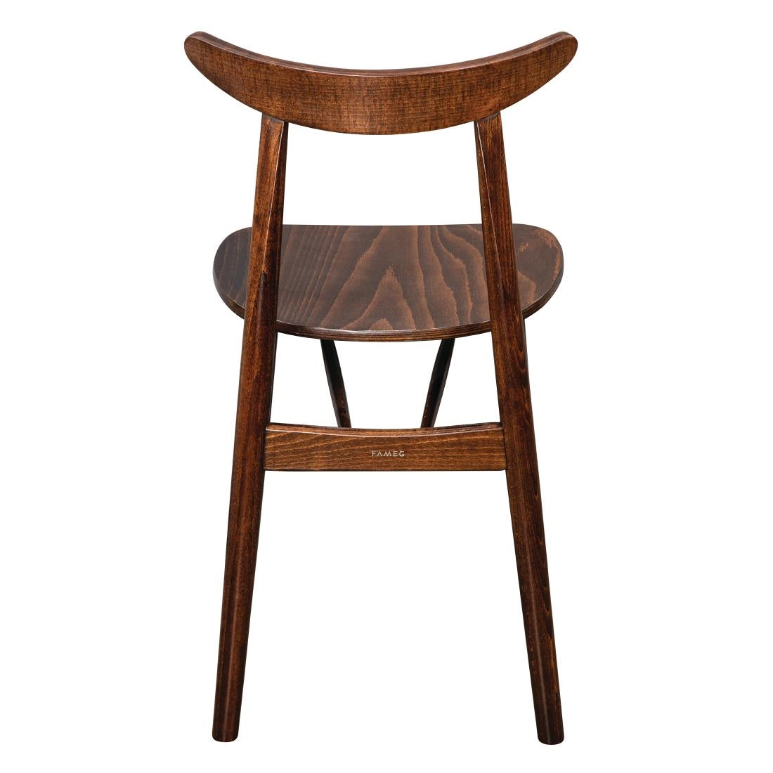 Chaises en bois courbé Fameg Cowhorn noyer naturel (lot de 2) - Fameg - CW008