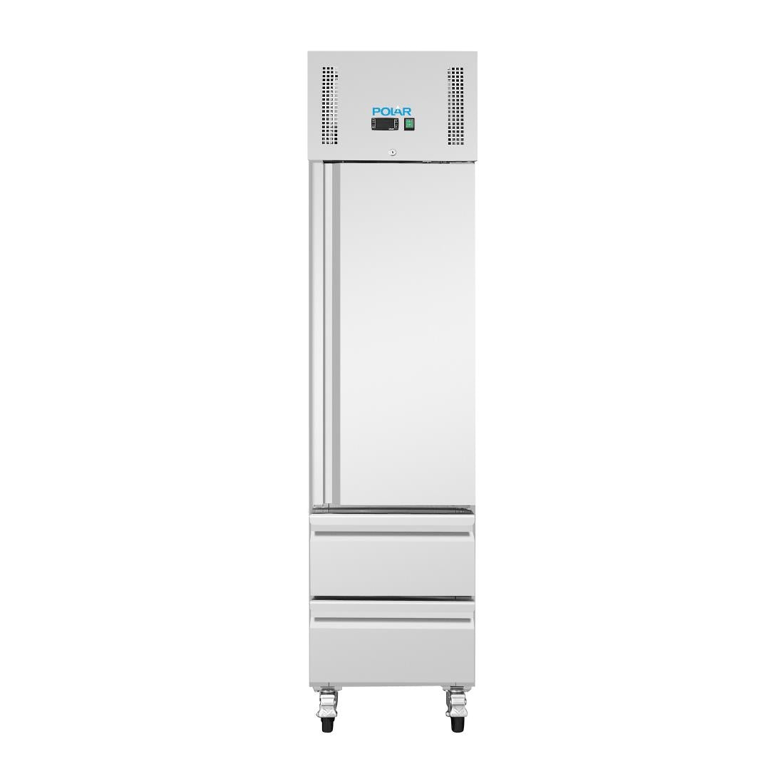 Armoire réfrigérée positive GN slimline 1 porte 2 tiroirs Polar série U 292 L - Polar - UA112