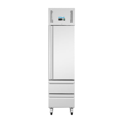 Armoire réfrigérée positive GN slimline 1 porte 2 tiroirs Polar série U 292 L - Polar - UA112