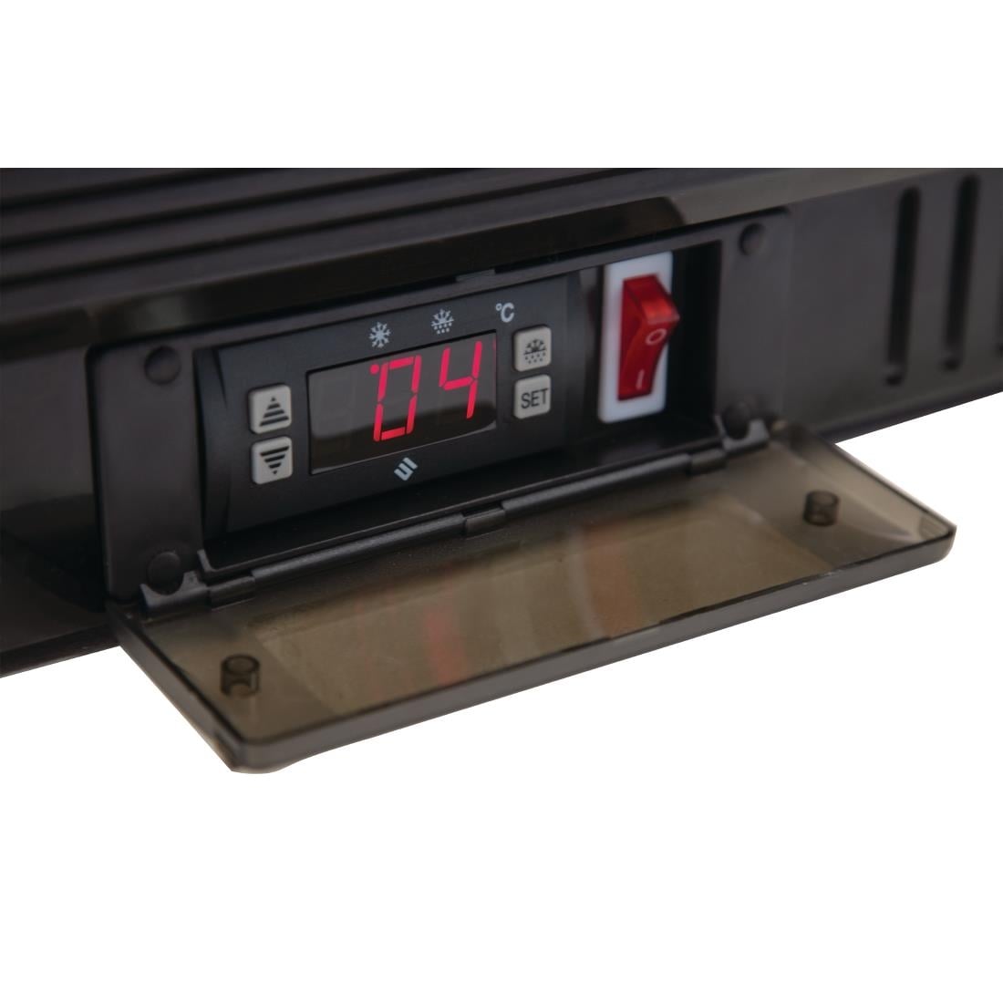 Arrière-bar trois portes pleines pivotantes Polar Séie G 900mm 330L - Polar - GL017