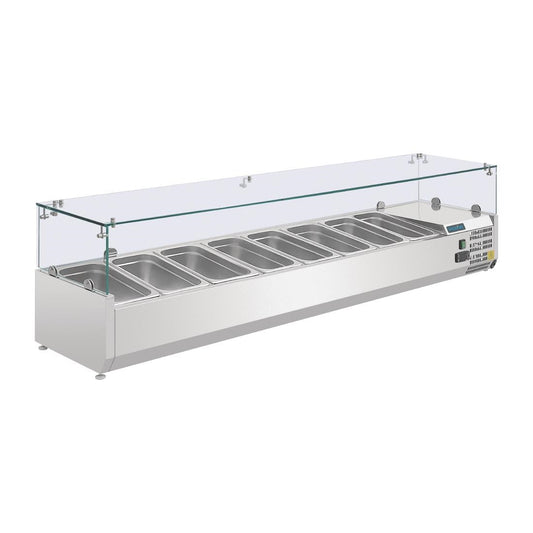 Saladette réfrigérée Polar Série G 8x GN1/4 - Polar - G610