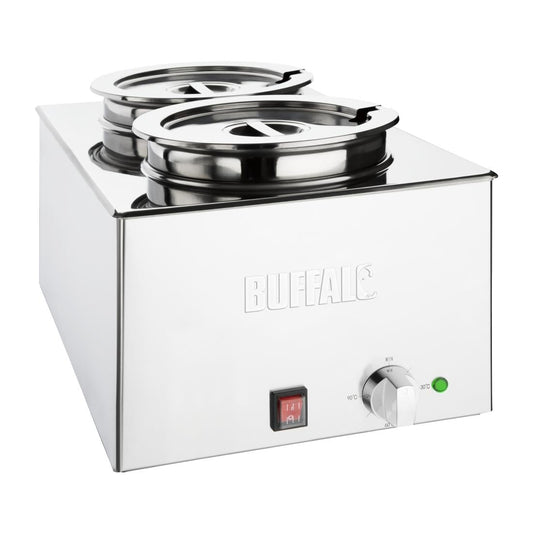 Bain-marie avec pots ronds Buffalo - Buffalo - FT695