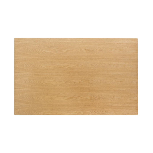 Plateau de table rectangulaire pré-percé coloris frêne naturel Bolero 700 x 1100mm - Bolero - CY950
