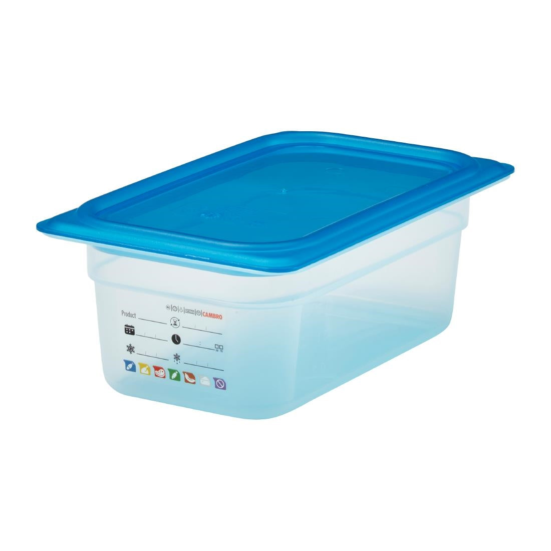 Bac en polypropylène Cambro Safetrak IML GN 1/4 100mm - Cambro - JN513