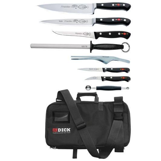 Ensemble de 8 couteaux Dick avec étui - Dick - DL386