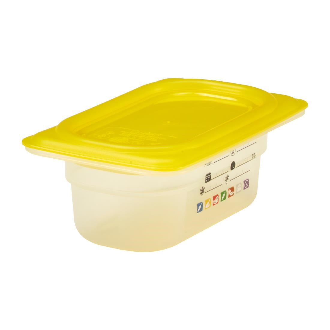 Bac en polypropylène Cambro Safetrak IML GN 1/9 65mm - Cambro - JN518